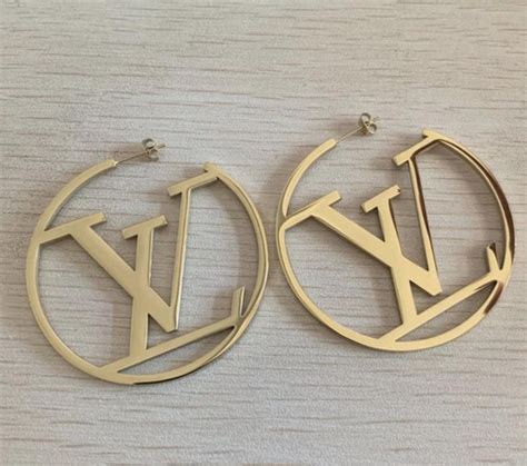 louis vuitton hoop earrings poshmark.